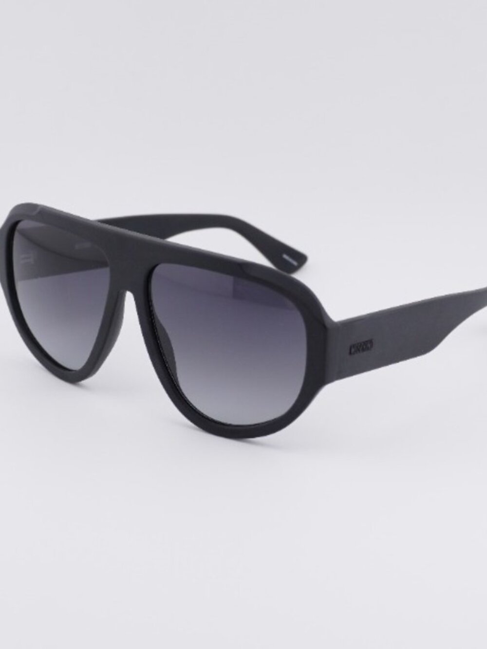 Moschino MOS183/S 0003 9O Sunglasses Matte Black Aviator Frame, Grey Gradient